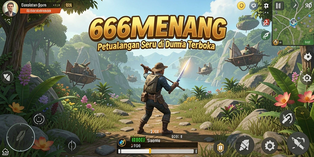 Gameplay menakjubkan dari 666MENANG dalam dunia Open World.