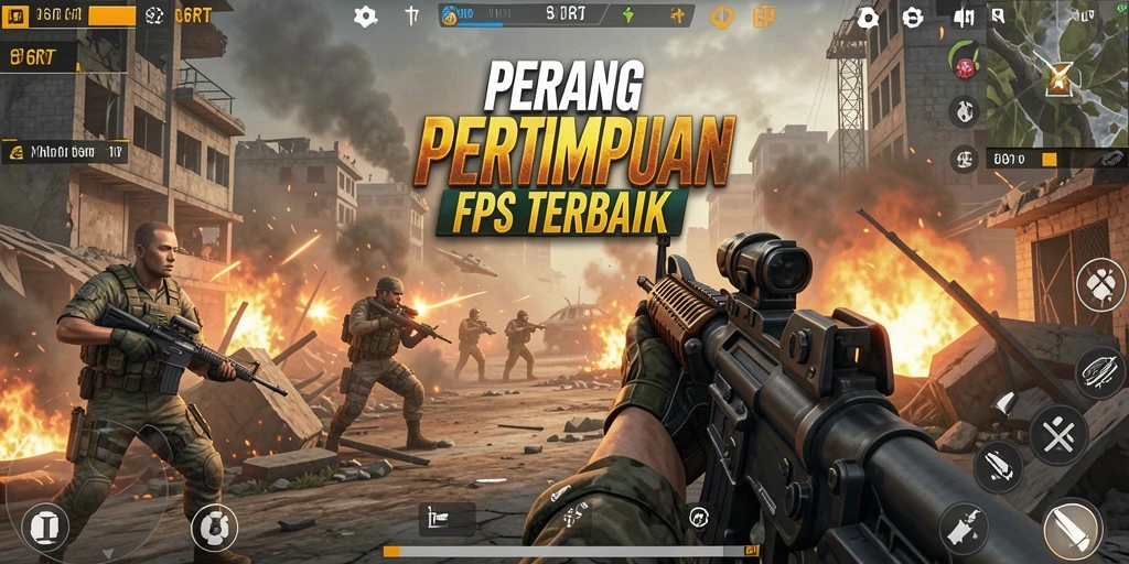Tampilan menegangkan dalam pertempuran FPS di 6RT.