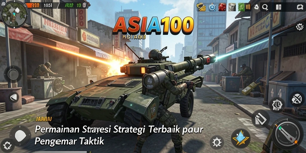 Menampilkan gameplay menantang dari ASIA100, penuh strategi dan taktik.