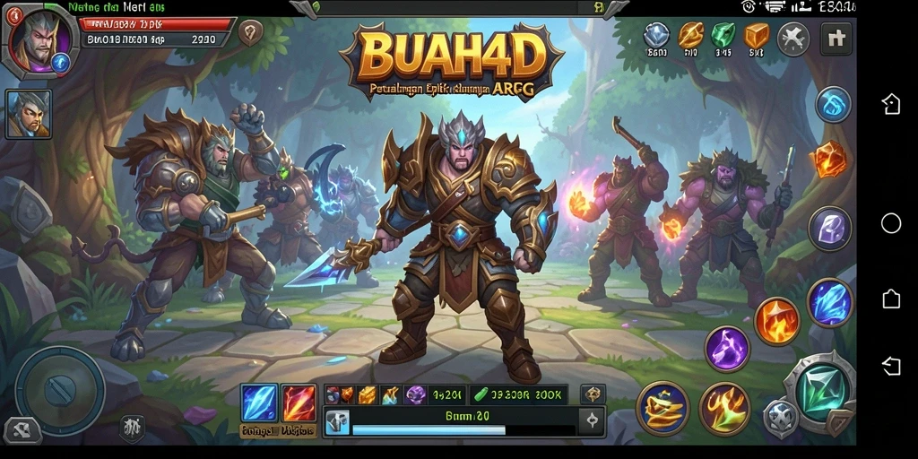 Gameplay seru BUAH4D dengan pertarungan yang dinamis.