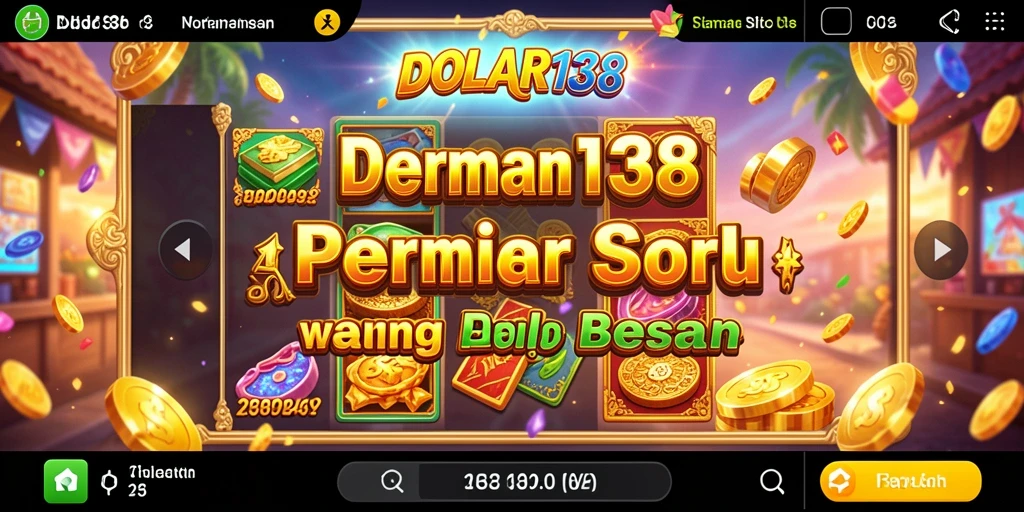Screenshot utama DOLAR138 menampilkan puluhan mesin Slot dengan desain menarik.