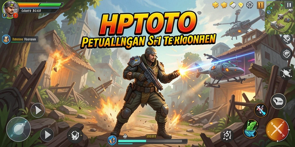 Tangkapan layar menampilkan pertempuran seru dalam game HPTOTO.