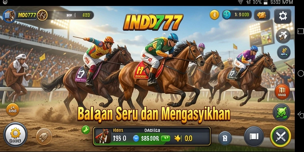 Gameplay Racing di INDO777 yang mendebarkan dan seru.