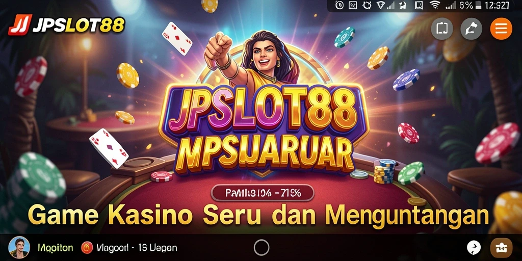 Tampilan menarik dari gameplay Kasino JPSLOT88.