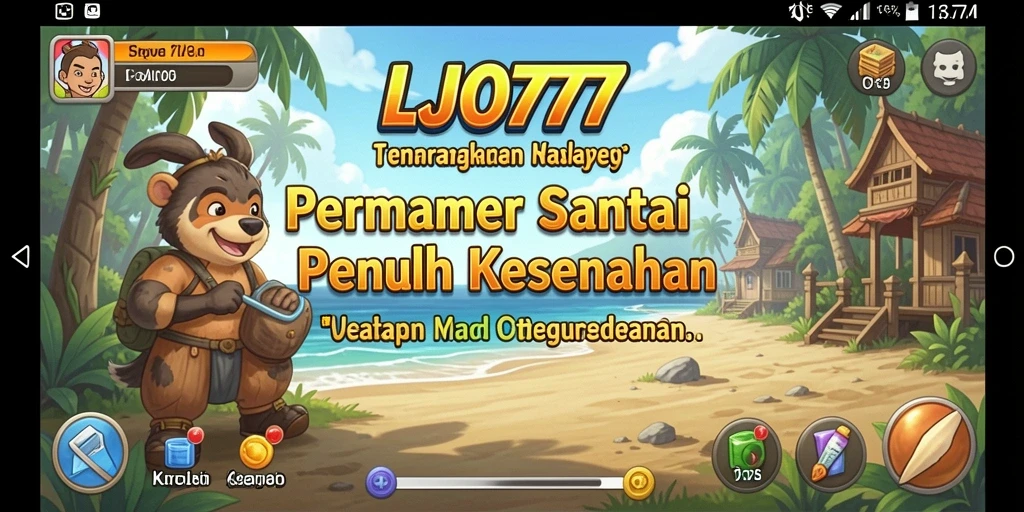 Tampilan gameplay LJO777 yang penuh warna dan menyenangkan.