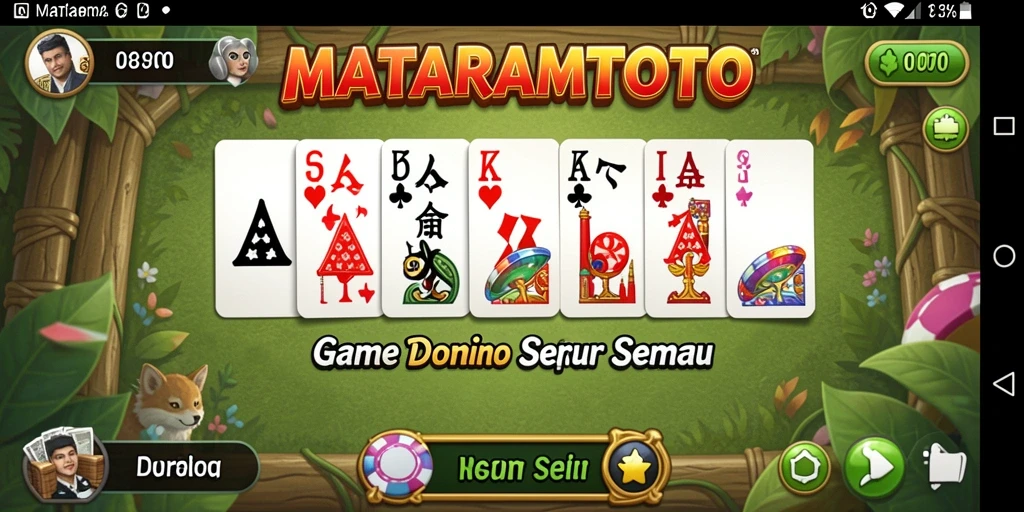 Gameplay seru dalam MATARAMTOTO dengan berbagai mode domino.
