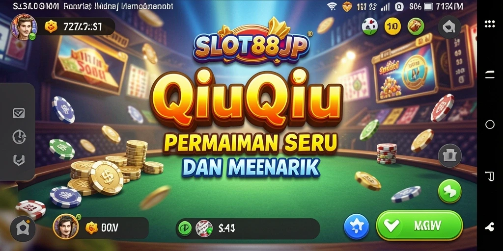Screenshot gameplay QiuQiu SLOT88JP yang menegangkan dan seru.